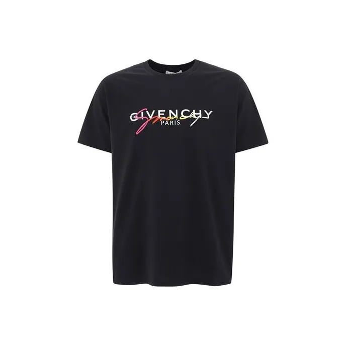 Givenchy T Shirts Men Black-0