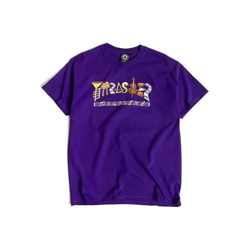 Thrasher Straight T-Shirt Men's Purple-0