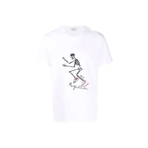 Alexander McQueen T Shirts Men White