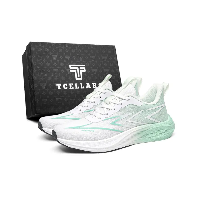 TCELLARS Cushioning Wear Resistant Breathable Height Increasing Rebound Low Top Running Shoes Unisex-57