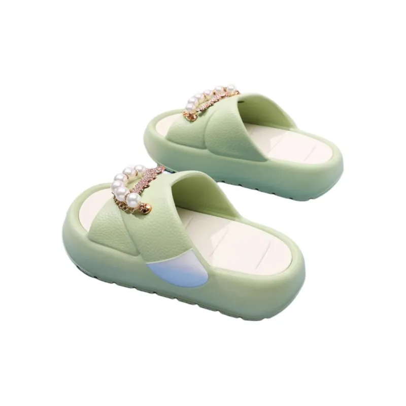 ALPLUME Slippers Beige Yellow, White, Light Green, Pink-11