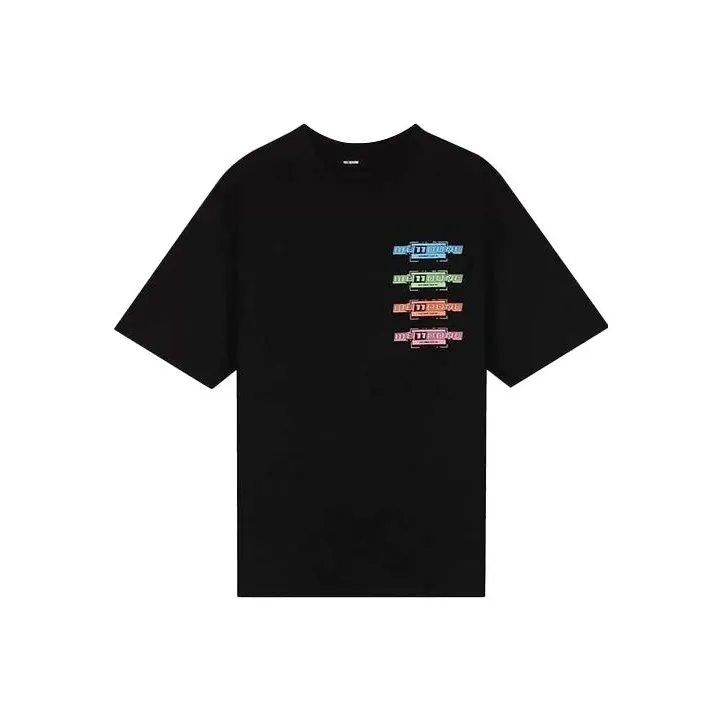 WE11DONE T Shirts Unisex Black-0