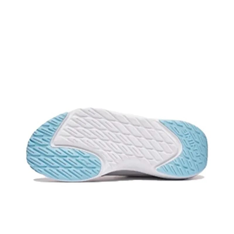 LiNing Soft Anti-Slip Wear-Resistant Low-Top Casual Shoes Women's White Blue-4