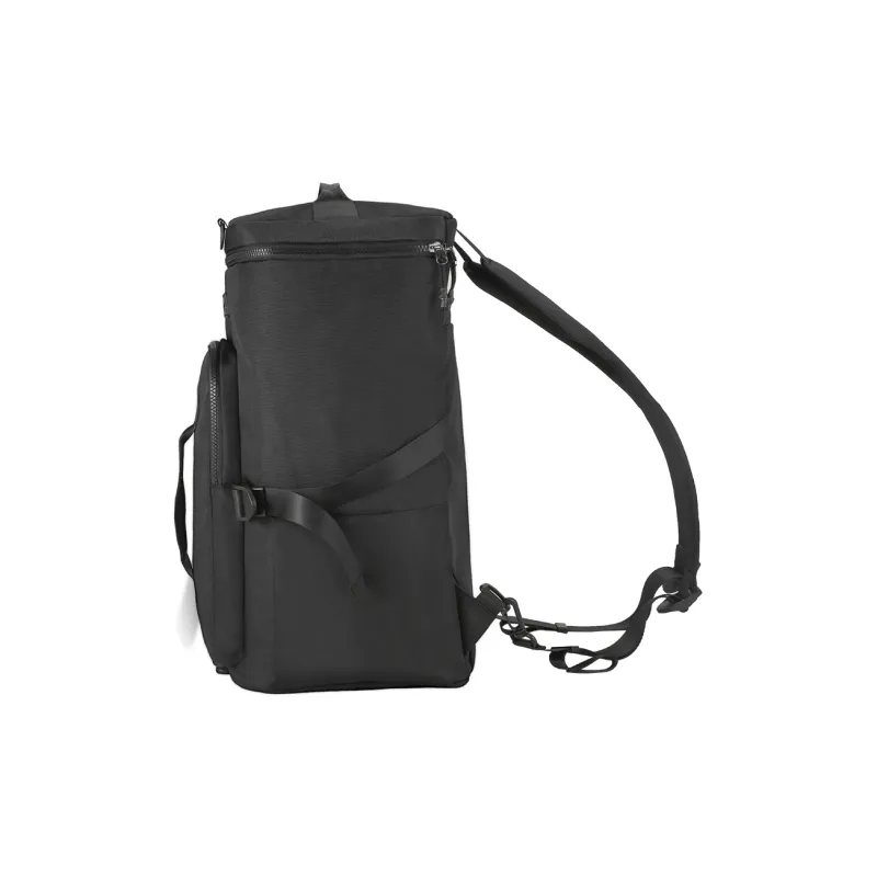 Diplomat Fabric Backpack Unisex Black-4