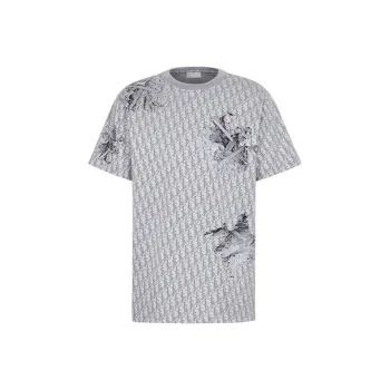 DIOR X Daniel Arsham Eroded Oblique Jacquard T-Shirt