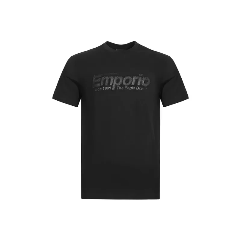 EMPORIO ARMANI T Shirts Men Black-0