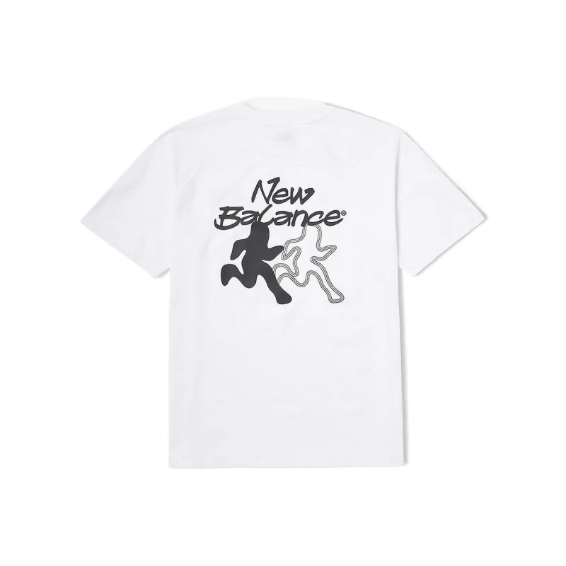 New Balance FROZEN UNI T Shirt Men's White-1
