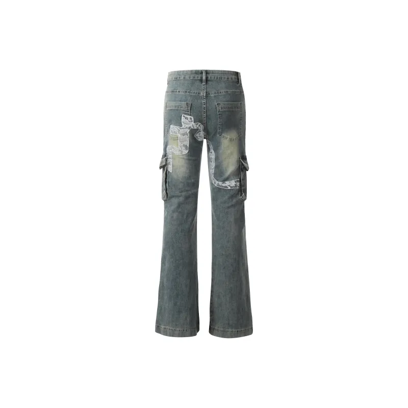 YINLEI Jeans Unisex-3