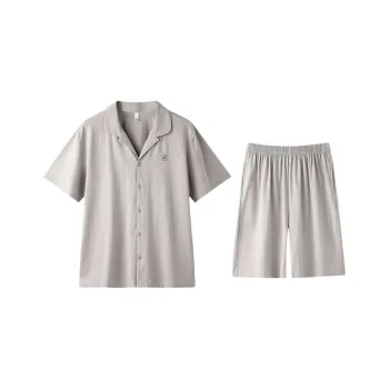 ZAO FU NIAO Pajama Set Men's Star Gray