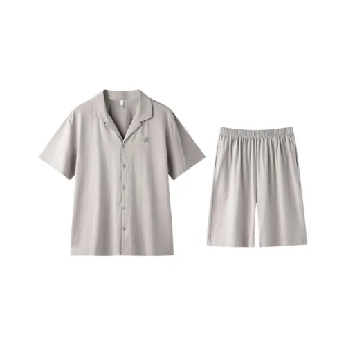 ZAO FU NIAO Pajama Set Men's Star Gray