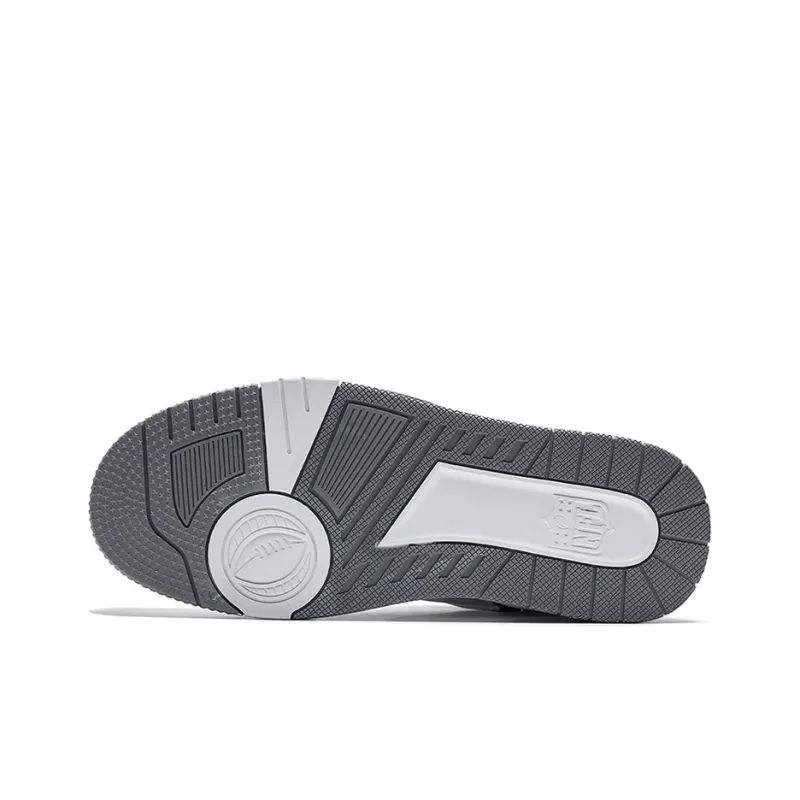 NFL TR Leather Low Top Skateboard Shoes Unisex Gray-4