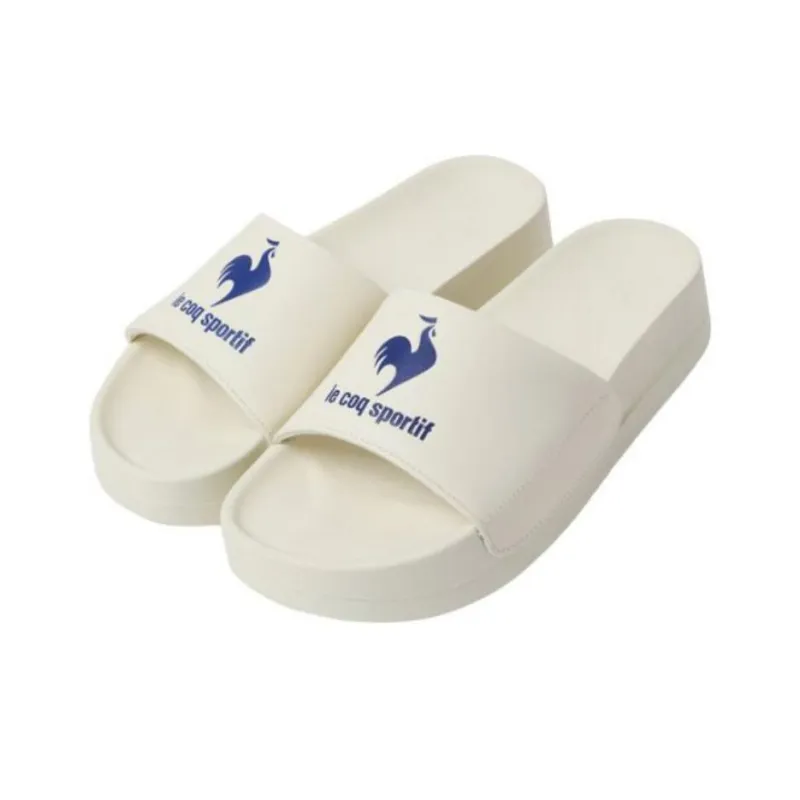 Le Coq Sportif Slip Resistant Abrasion Resistant Slide Slippers Unisex Beige-1