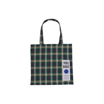 HENRIK VIBSKOV Fabric Tote Bag Shopping Bag Handbag Women's Marine Blue & Green