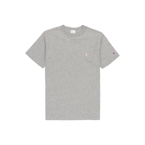 Champion T Shirt Japan Version Unisex Light Gray