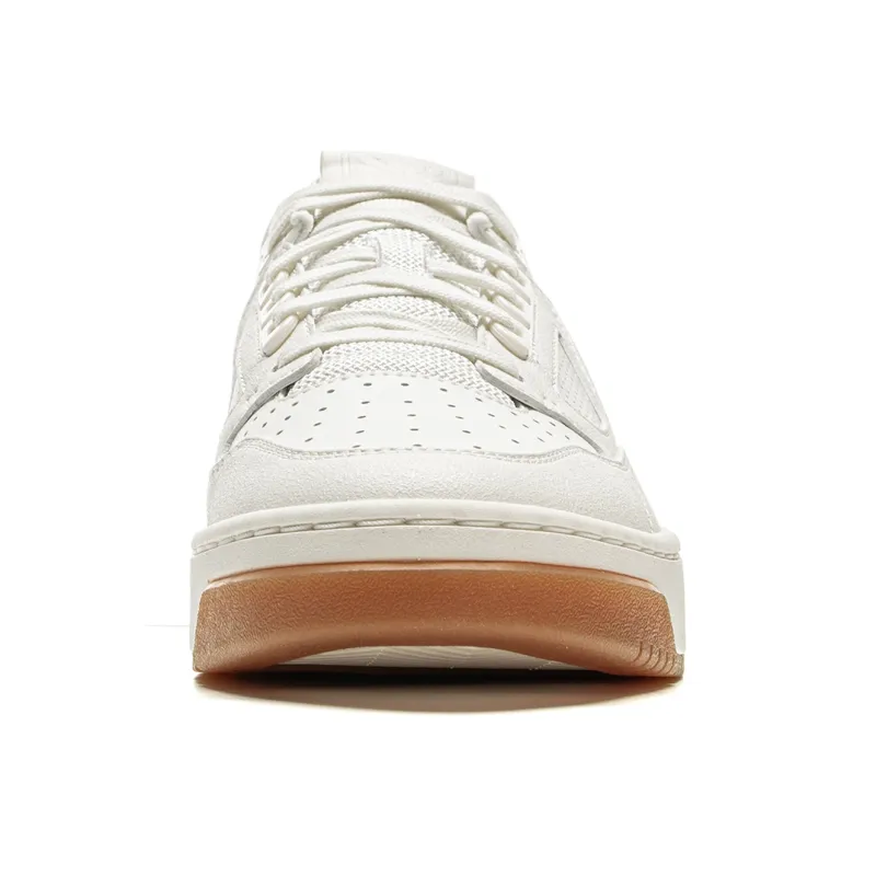 LiNing New Arrival Anti Slip Wear Resistant Low Top Skateboard Shoes Unisex Ivory-4