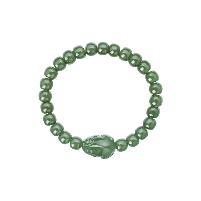 Lao Feng Xiang Chalcedony Jade Bracelets Unisex-0
