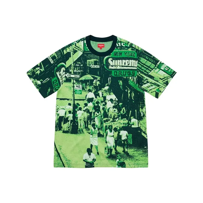 Supreme Street Scene Jacquard S/S Top-0