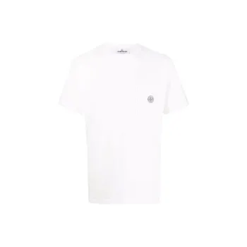 STONE ISLAND T Shirts Men White