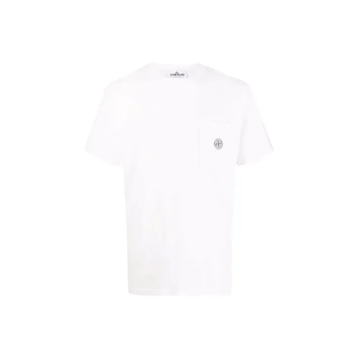 STONE ISLAND T Shirts Men White-0