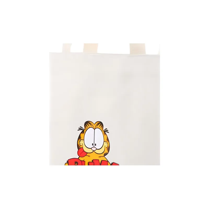 PUMA GARFIELD SHOPPER Canvas Handbag Regular Unisex White-2