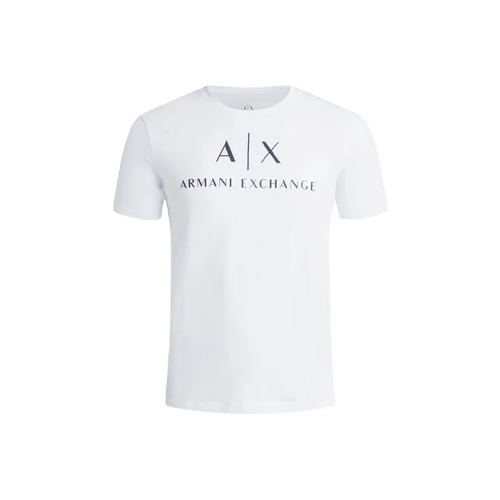 ARMANI EXCHANGE Logo Printed Crewneck T Shirt-0