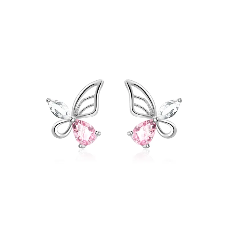Branded Jewelry S925 Silver Stud Earrings Women's-0