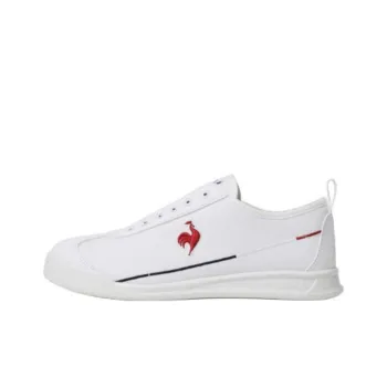 Le Coq Sportif Anti Slip Wear Resistant Low Top Casual Shoes Unisex White