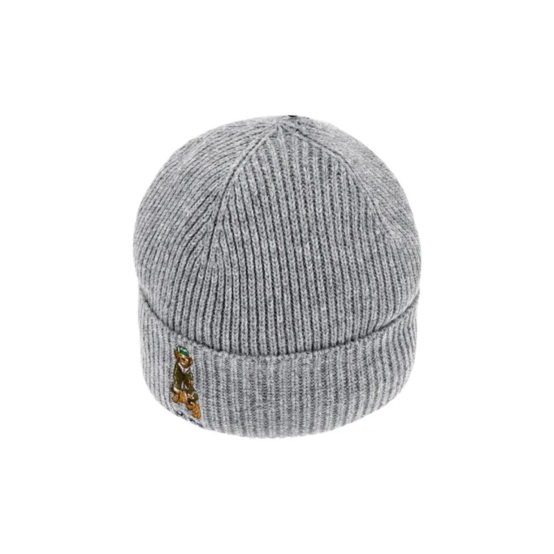 Polo Ralph Lauren Acrylic Recycled Nylon Wool Nylon Beanies Men's Gray-3