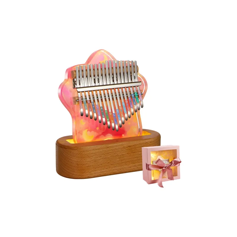 CEGA Acrylic Kalimba Fully Transparent Appearance 17/21 Keys Thumb Piano-15