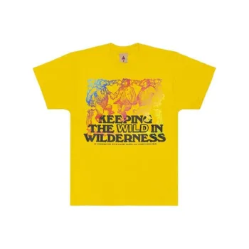Nike ACG Alphabet Printing Athleisure Casual Sports T shirt Yellow