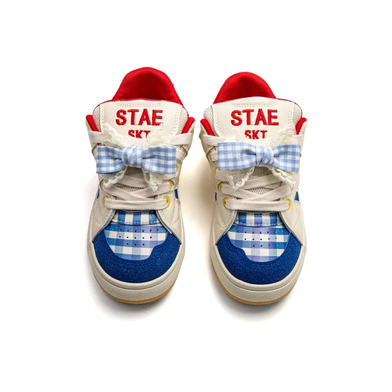Far Waves Anti Slip Wear Resistant Low Top Skateboard Shoes Women's-2