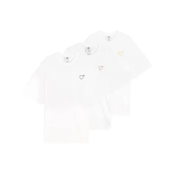 Adidas Originals x HUMAN MADE T Shirt Men's 3 Pack White