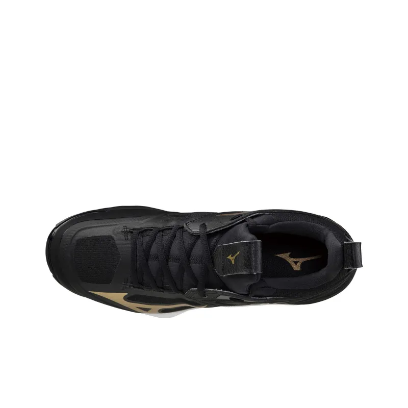 Mizuno Wave Momentum 2 Mid Top Casual Shoes Unisex Black-2