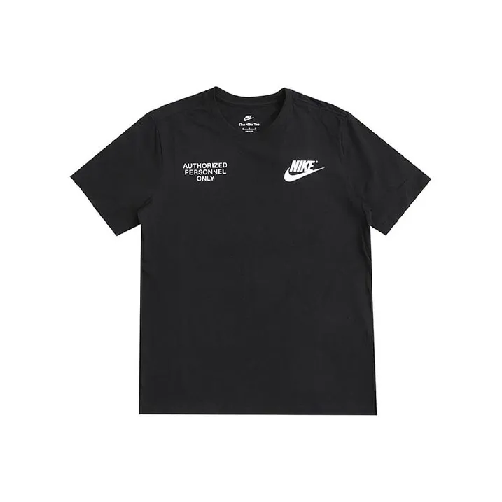 Nike SS22 Set in Sleeve T Shirt Men's Black-0