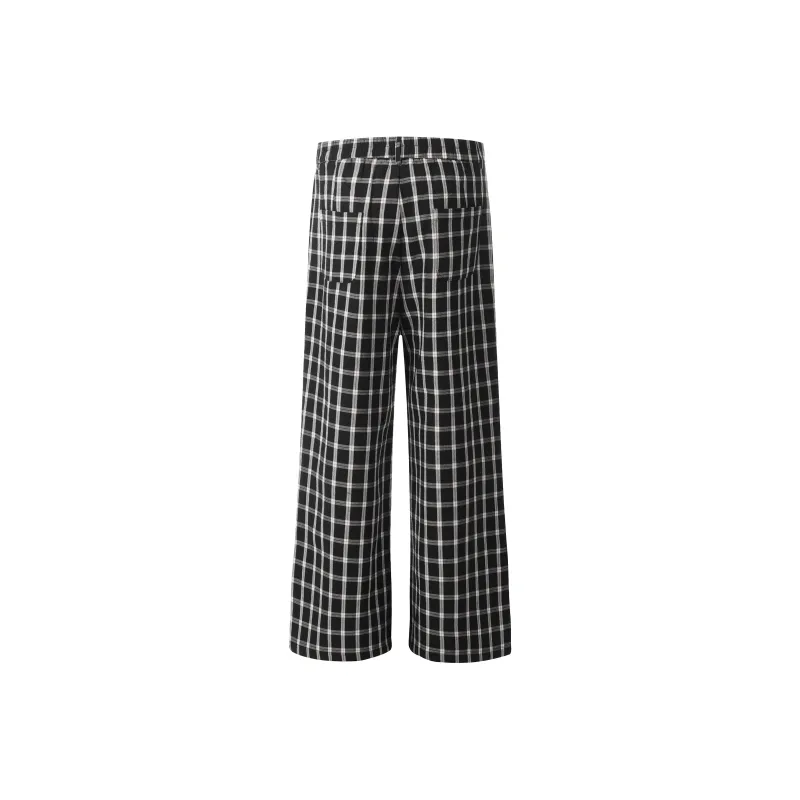 YINLEI Casual Pants Unisex Black-1