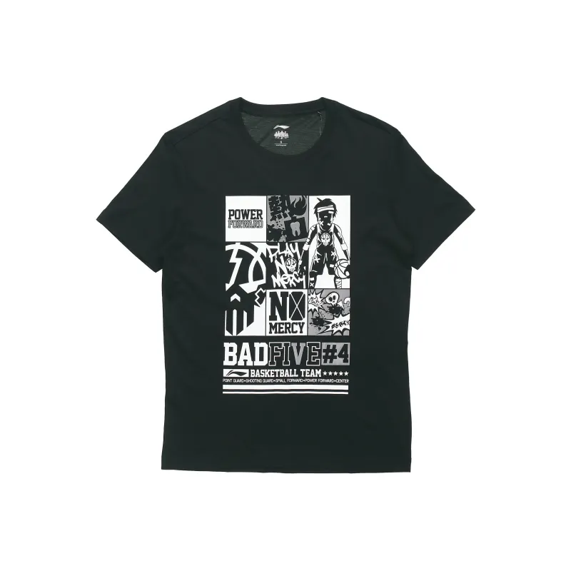 LINING T Shirts Men Black-0
