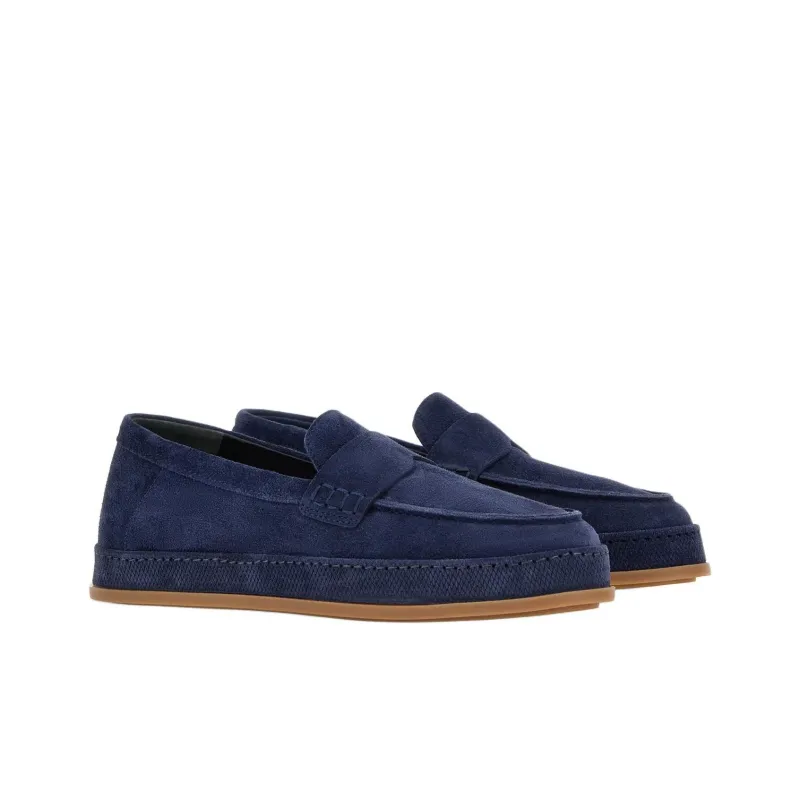 HOGAN H683 Casual Single Shoes Women's Blue-2