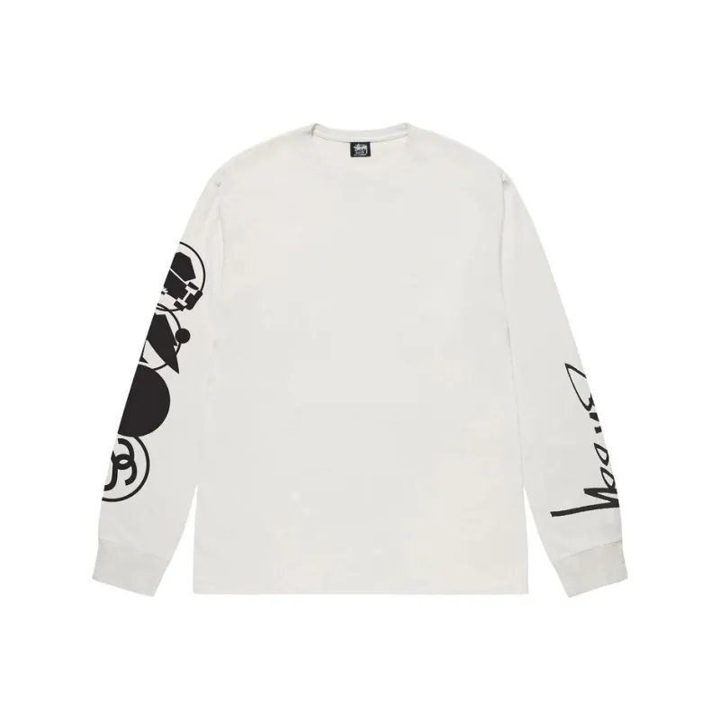 Stussy Stacked Pigment Dyed Long Sleeve Tee-6