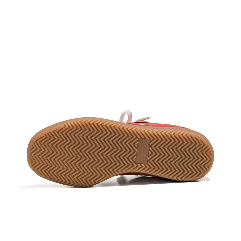 Feiyue Wear resistant And Lightweight Low Top Casual Shoes Women's Orange Red-5