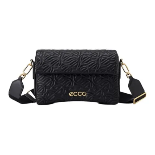 Ecco Cow Leather Shoulder Bag Women's Black