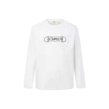 Levis T Shirts Men White