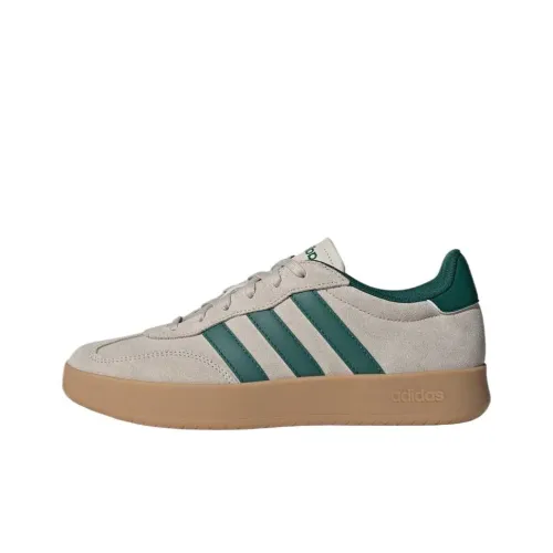 Adidas BARREDA Abrasion Resistant Low Top Skateboard Shoes Unisex Brown Green Yellow