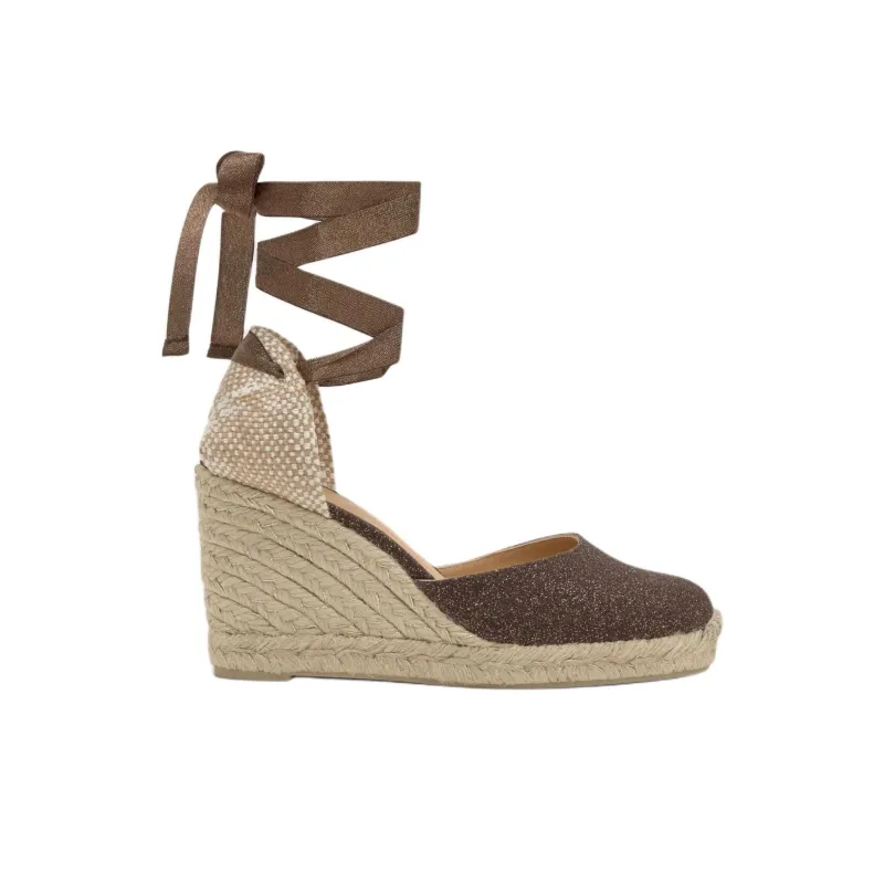 Castañer CARINA Wedge Heel High Heels Women's Brown-1