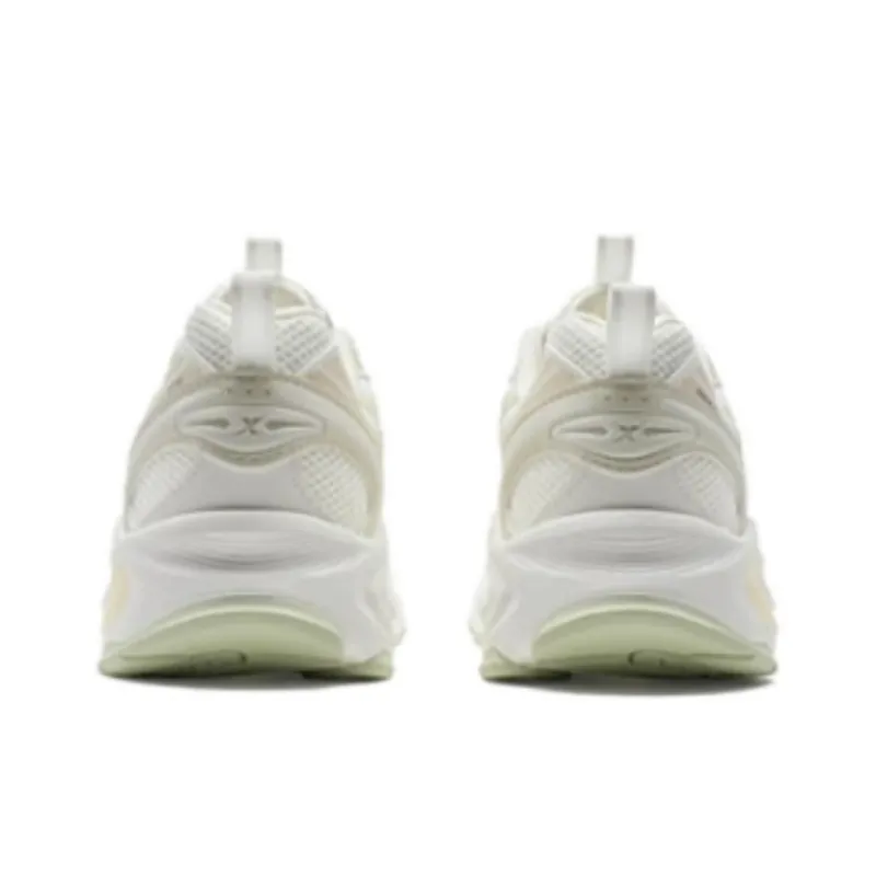 XTEP Breathable And Wear resistant Low Top Casual Shoes Women's White Green-3