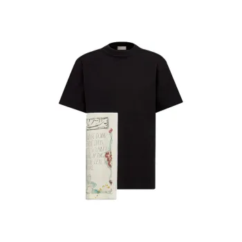 DIOR X Raymond Pettibon Floral Patch T Shirt