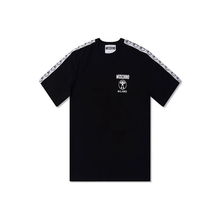 MOSCHINO Logo Tape Crewneck T Shirt-0