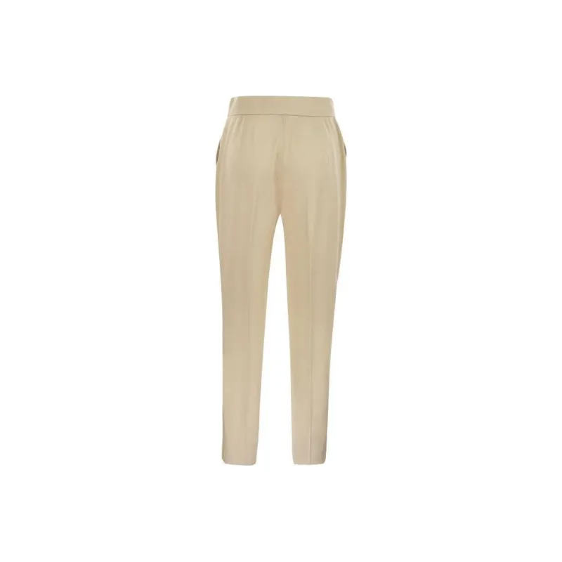 MaxMara Studio Casual Pants Women's Light Coffee-1