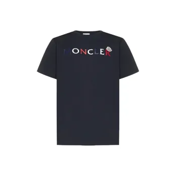 Moncler SS22 T Shirts Men Blue