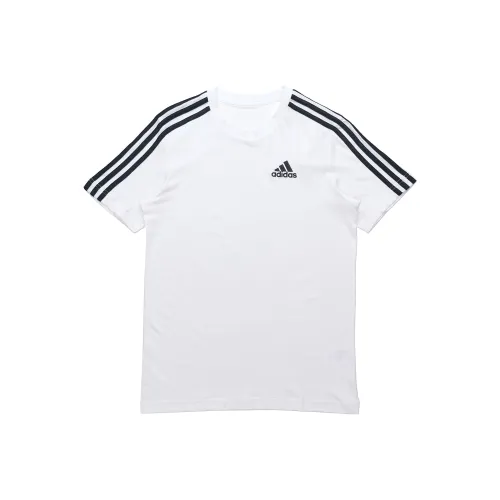 Adidas Essentials 3 Stripes T Shirt