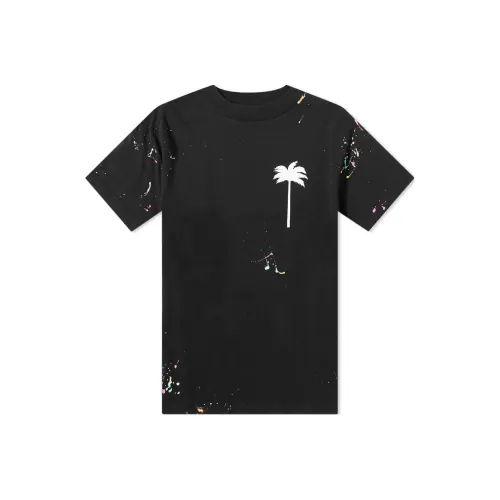 PALM ANGELS Palm Tree Painted T Shirt